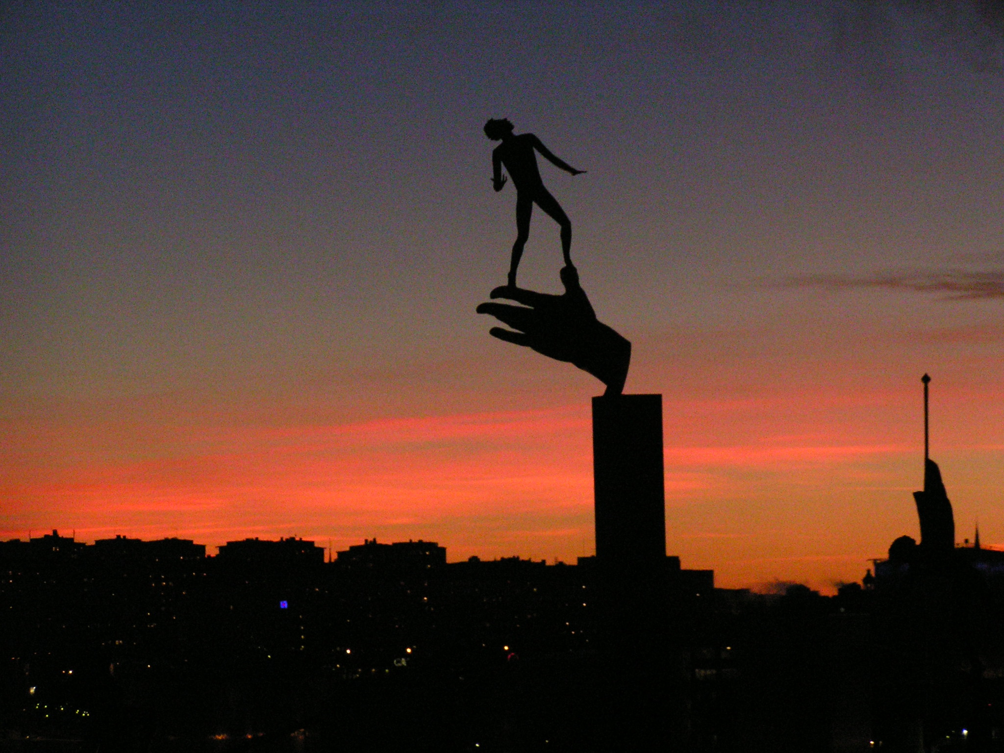 Guds hand på Millesgården. 7 juni 2025